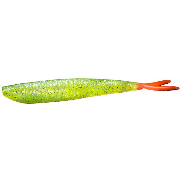 Lunker City 4 in Fin-S Lures Chartreuse/Firetail