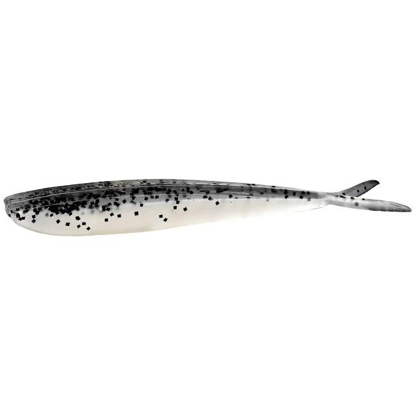 Lunker City 4 in Fin-S Lures 10 Salt & Pepper Silver Phantom