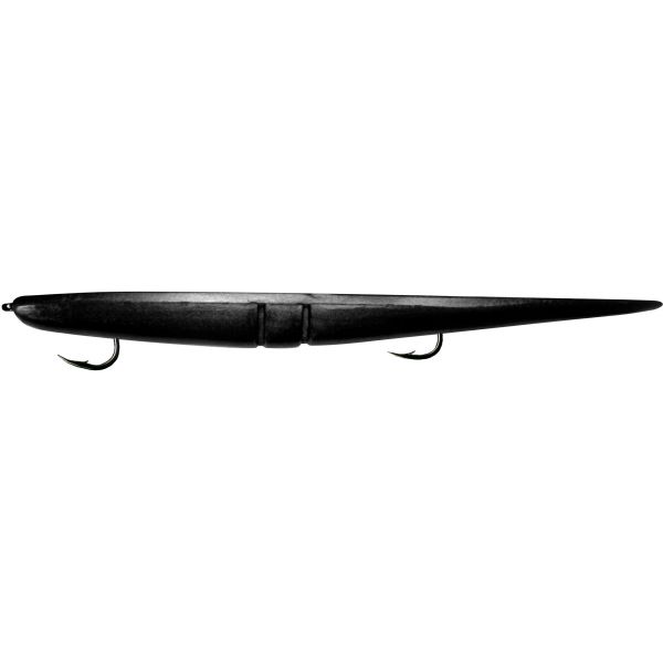 Lunker City Slug Go Lure - Rigged - 12in Black