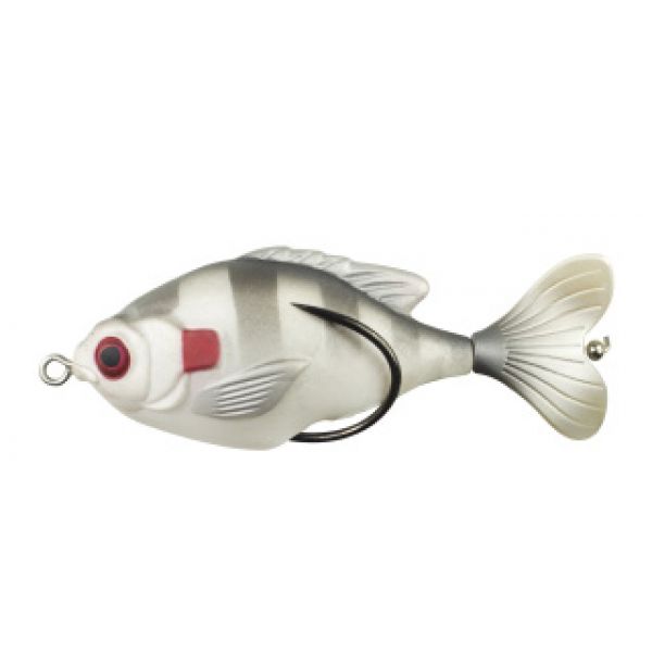 Lunkerhunt SUNPRF05 Sunfish Prop Fish Lure - Ghost