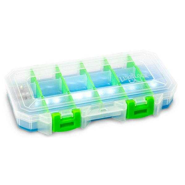 Lure Lock Light it Up 3 Cavity TakLogic Liner LED Tackle Box