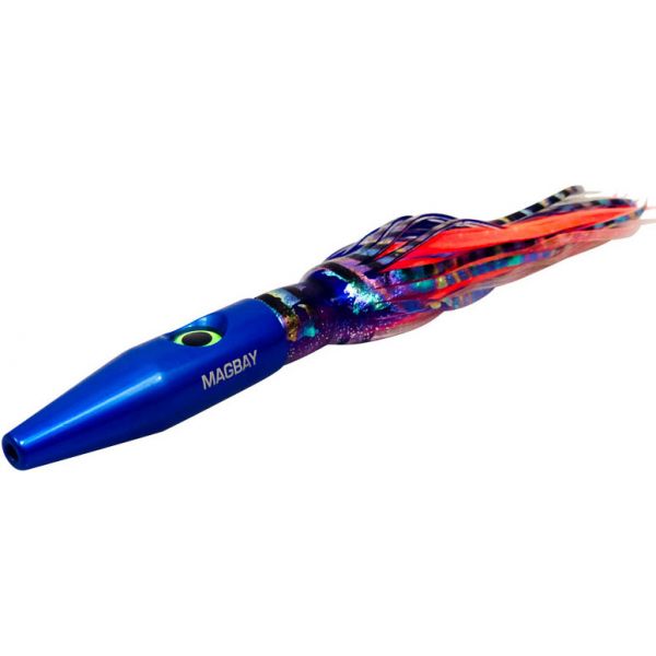 MagBay Lures Plomerito Trolling Lure - Blue Orange/Blue Head