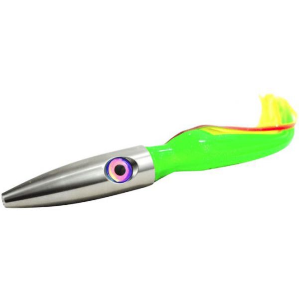 MagBay Lures Plomero Trolling Lure - Green/Chrome Head