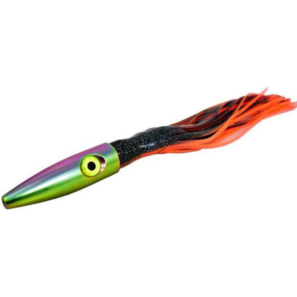 MagBay Lures Plomero Trolling Lure - Orange/Iridescent Head