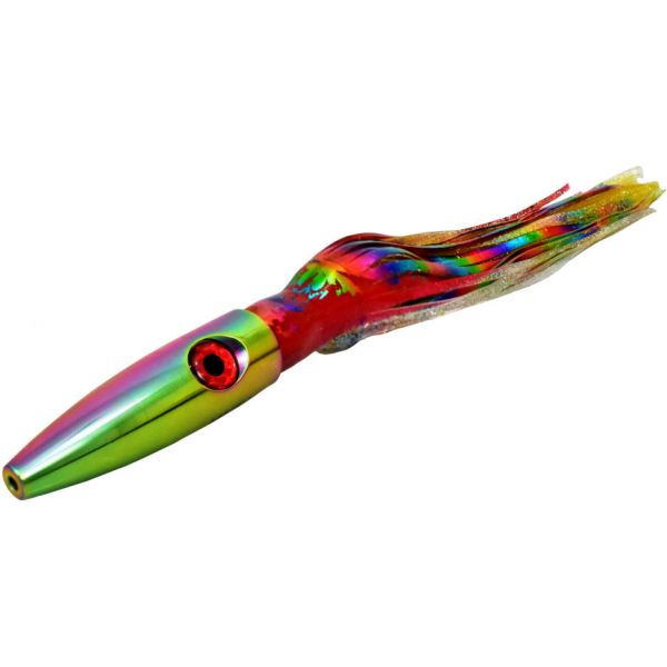 MagBay Lures Plomero Trolling Lure - Red/Iridescent Head