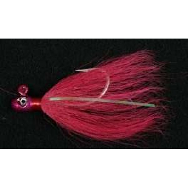 MagicTail Bullet Head Bucktail - 4oz - Wine