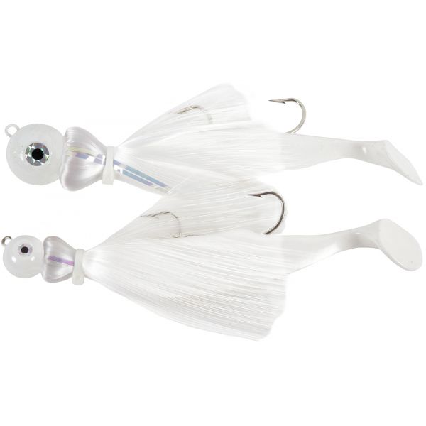 MagicTail Round Head Tandem Mojo Rig - 20oz x 6oz - White