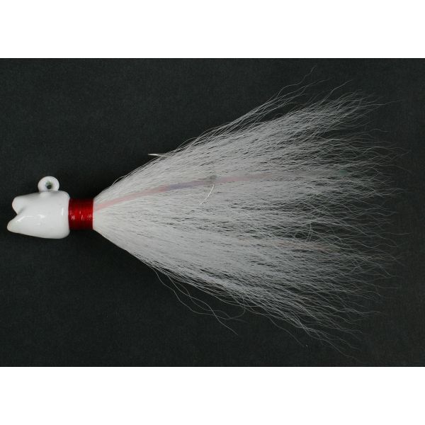 MagicTail SB012-01 Smiling Bill Bucktail - White - 1/2 oz.