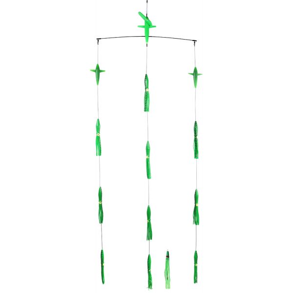 Magictail 24 in. Rigged Side Tracker Bar - Green