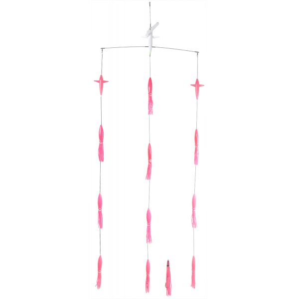 Magictail 24 in. Rigged Side Tracker Bar - Pink