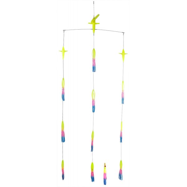 Magictail 24 in. Rigged Side Tracker Bar - Rainbow - TackleDirect