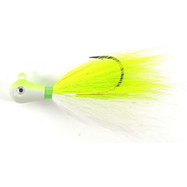 Magic Tail Tear Drop Bucktail - 1.5oz - Glow Chartreuse/Glow