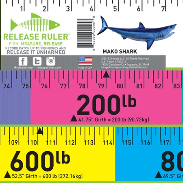 Mako Shark Release Ruler