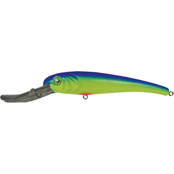 Manns Textured Stretch 25+ Baits 04 Chartreuse/Blue