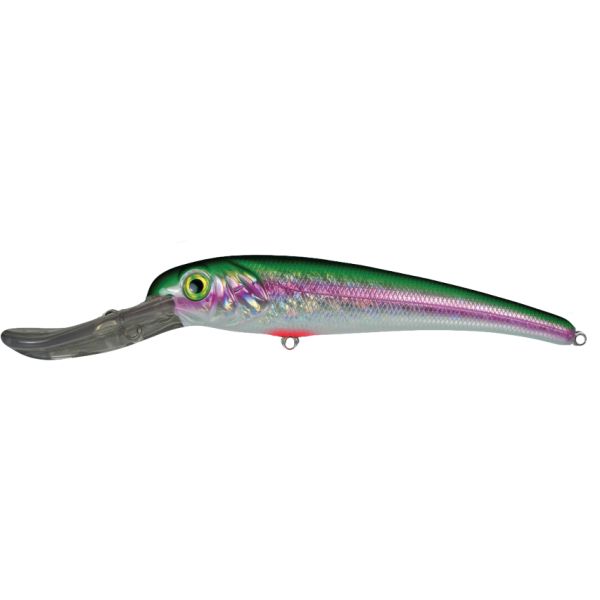 Manns Textured Stretch 30+ Baits 70H Green Mullet Holographic