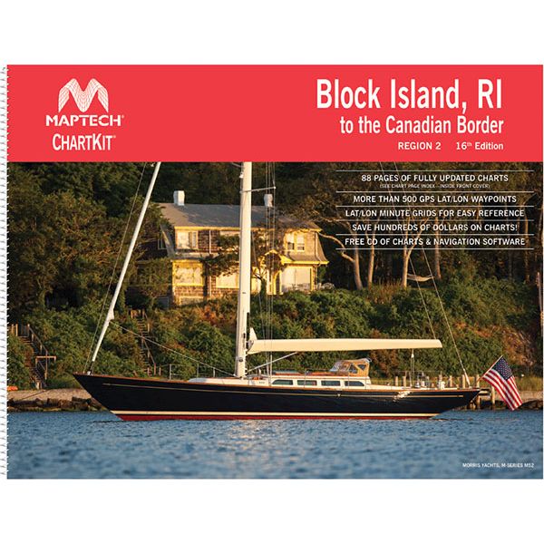 Maptech ChartKit: Block Island, RI - Canadian Border, 16th Edition