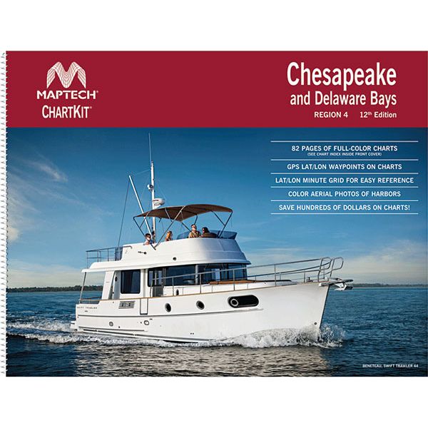 Maptech ChartKit: Chesapeake & Delaware Bays, 12th Edition