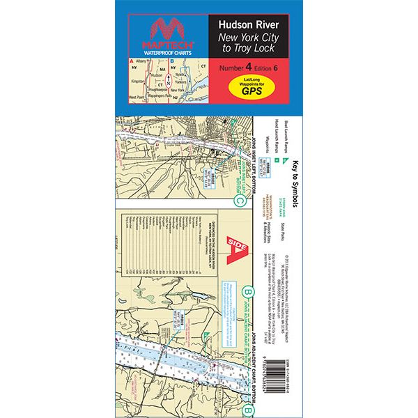 Maptech WPC004 Waterproof Chart Hudson River TackleDirect
