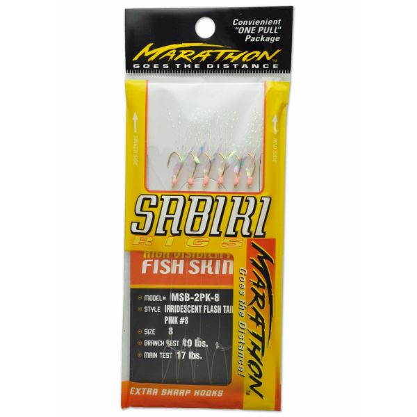 Marathon Flash Tail Sabiki Rigs - 1 Packs