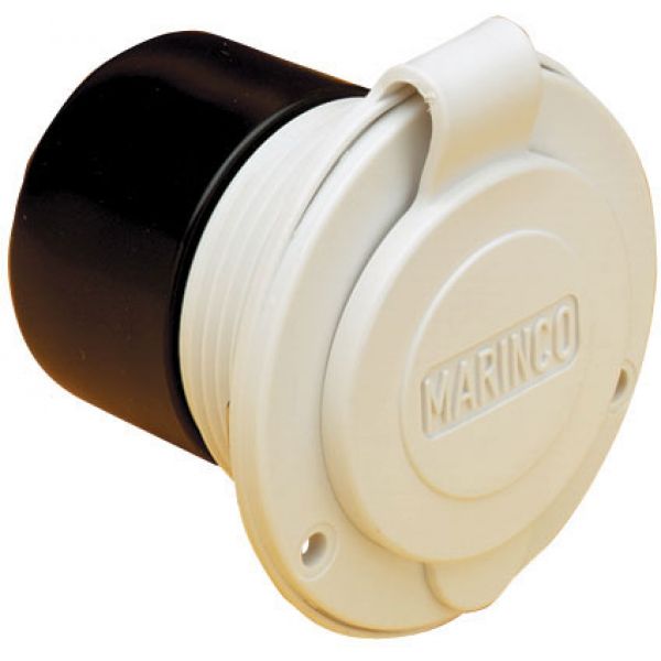 Marinco 150BBIW 15 Amp 125V On-Board Charger Inlet - Front Mount