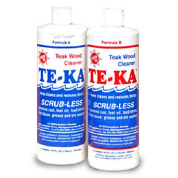 Marine-Tex 3024U TE-KA Scrubless Teak Cleaner Set - Quart