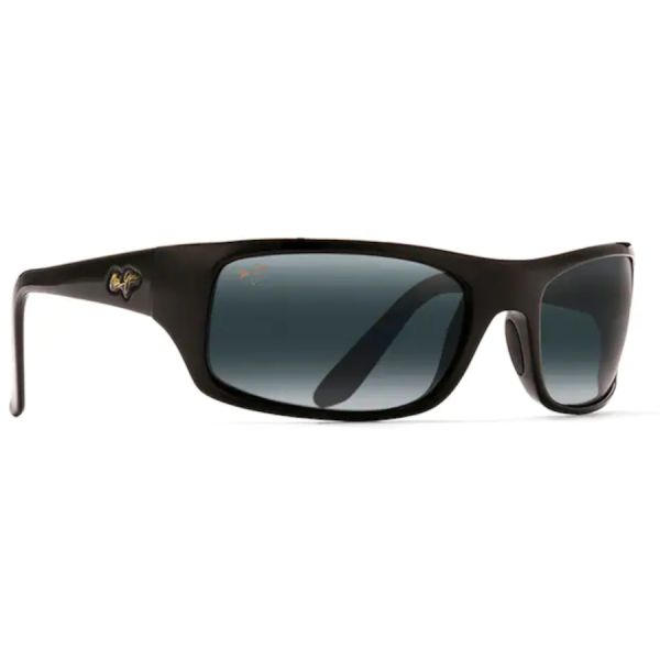 Maui Jim 202-02 Peahi Gloss Black Sunglasses