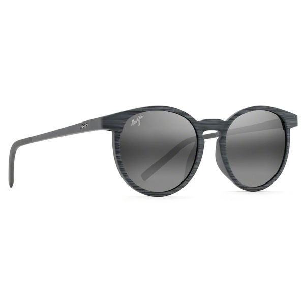 Maui Jim Kiawe Sunglasses - Grey Stripe Frame/Neutral Grey Lens