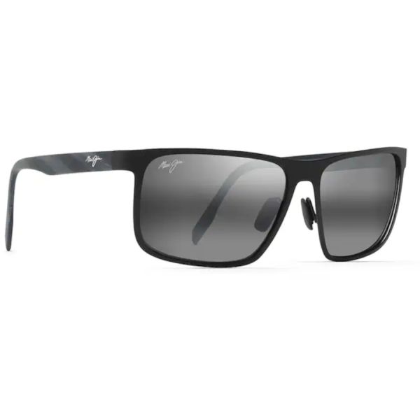 Maui Jim Wana Sunglasses - Matte Black/Neutral Grey