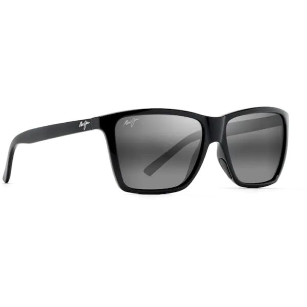 Maui Jim Cruzem Sunglasses - Black Gloss Frame/Neutral Grey Lens