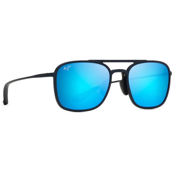 Maui Jim Keokea Sunglasses - Matte Blue/Blue Hawaii