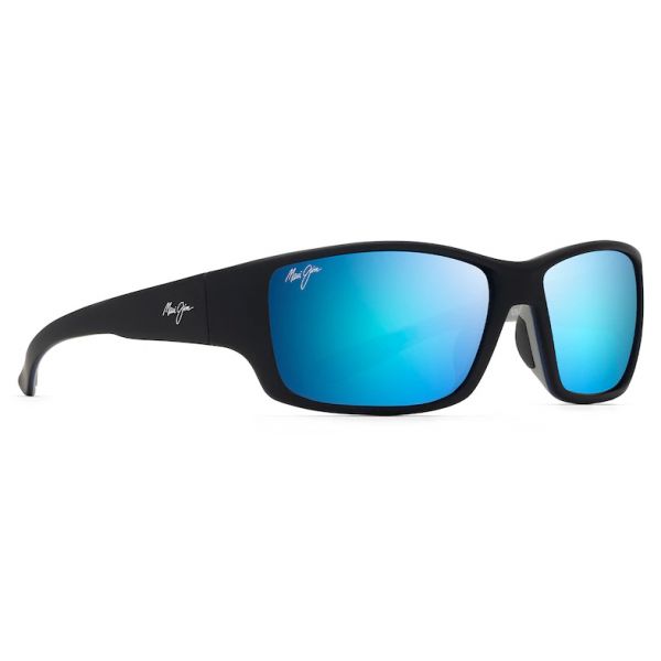 Maui Jim Local Kine Sunglasses - Soft Black Frame/Blue Hawaii Lens