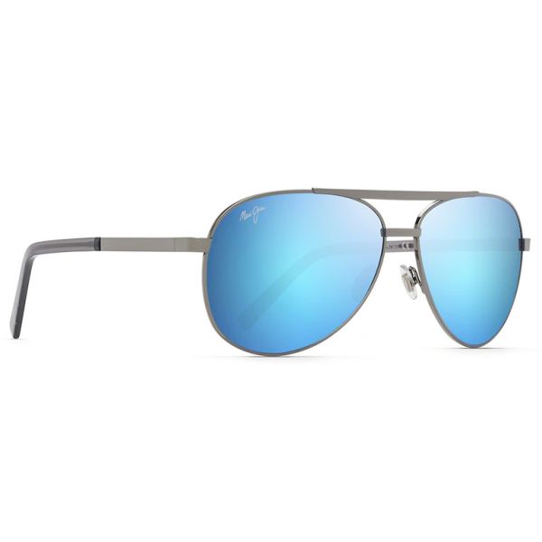 Maui Jim Seacliff Sunglasses - Gunmetal/Blue Hawaii