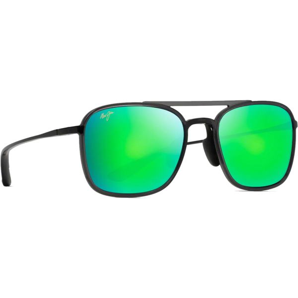 Maui Jim Keokea Sunglasses - Translucent Grey/Maui Green