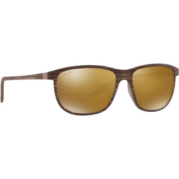 Maui Jim Dragon's Teeth Sunglasses - Brown Stripe Frame/HCL Bronze Lens