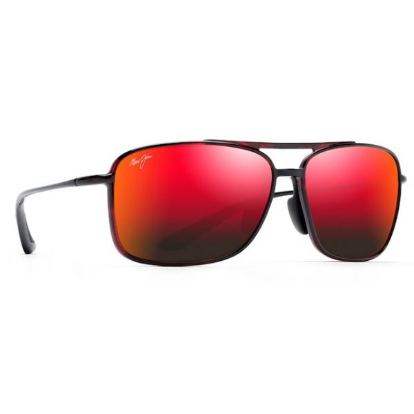 Maui Jim Kaupo Gap Sunglasses - Red/Black Tortoise/Hawaii Lava