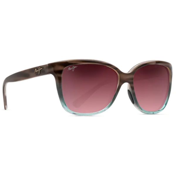 Maui Jim Star Fish Sunglasses - Sandstone with Blue Frame/Maui Rose Lens