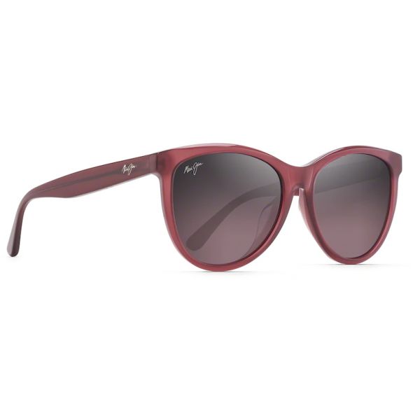 Maui Jim Glory Glory Sunglasses - Transparent Milky Raspberry/Maui Rose Lens