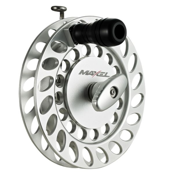 Maxel MTR08S Aluminum Teaser Reel 8in Silver