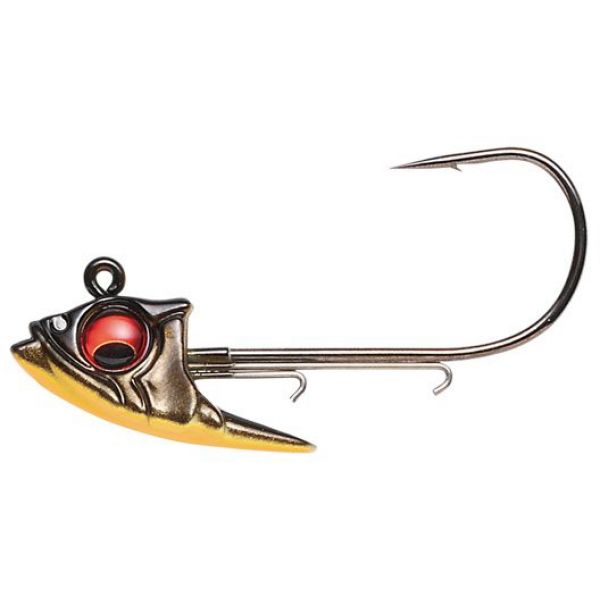 Megabass Body Balance Jig Head - 3/8oz - Deadly Black Shad