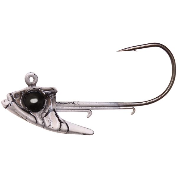 Megabass Body Balance Jig Heads - 3/8oz - White Python