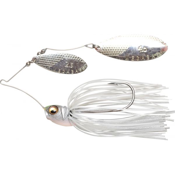 Megabass V9 Spinnerbait - 3/8oz - Pearl Shad