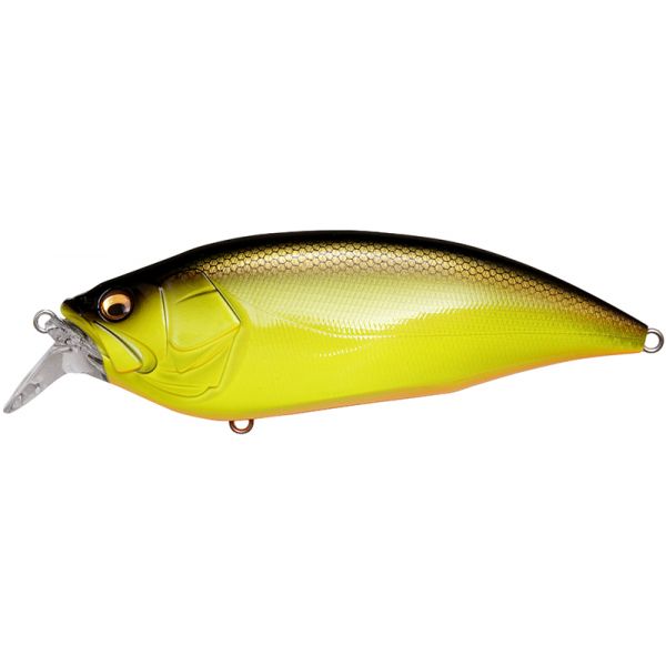 Megabass Big M 2.0 Crankbait - Black Back Chartreuse