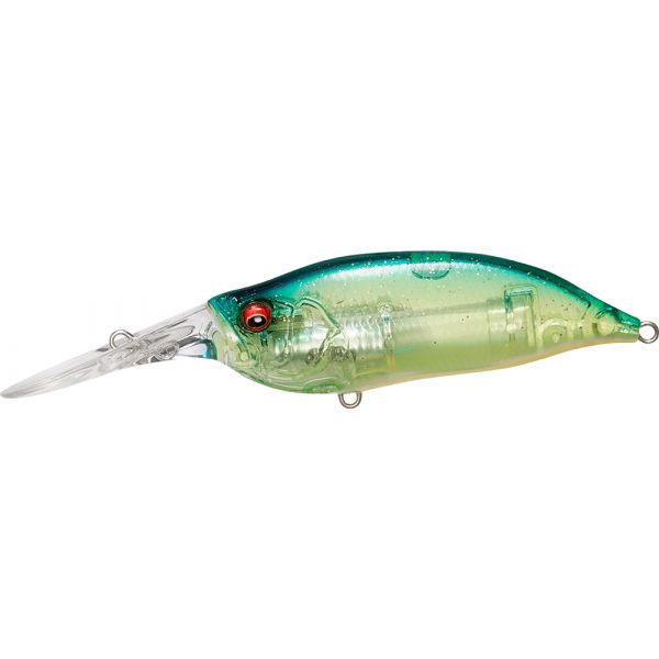 Megabass IXI Shad Type-3 Crankbait - Skeleton Blue Back Chart