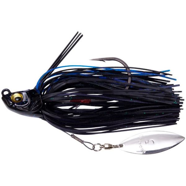 Megabass Uoze Swimmer Swim Jig - 3/16oz - Black Blue