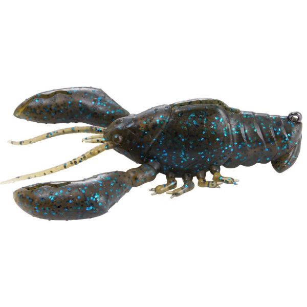 Megabass Sleeper Craw - 3in - Green Pumpkin Blue