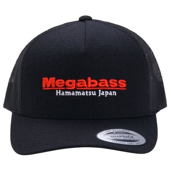 Megabass Classic Trucker Hat - Black/Red