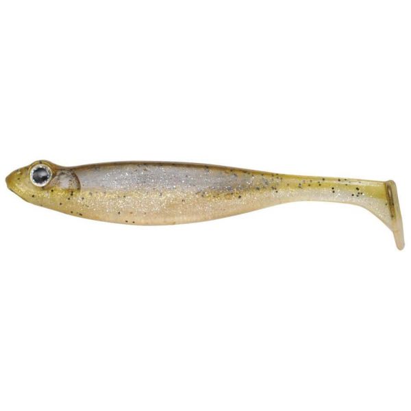 Megabass Hazedong Shad 3in 8pack Green Pumpkin Shad