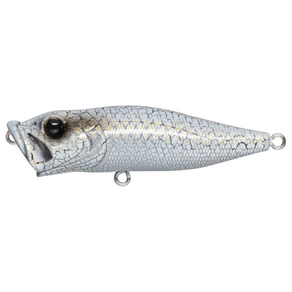 Megabass PopX Top Water Popper White Python