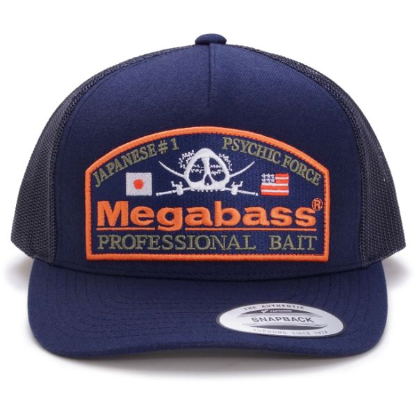 Megabass Psychic Trucker Hat - Navy/Navy