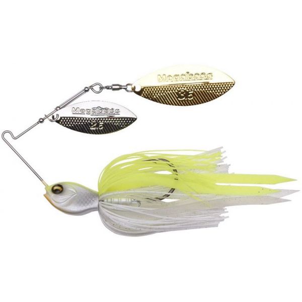 Megabass SV-3 Spinnerbait - 1/2oz - White Chartreuse